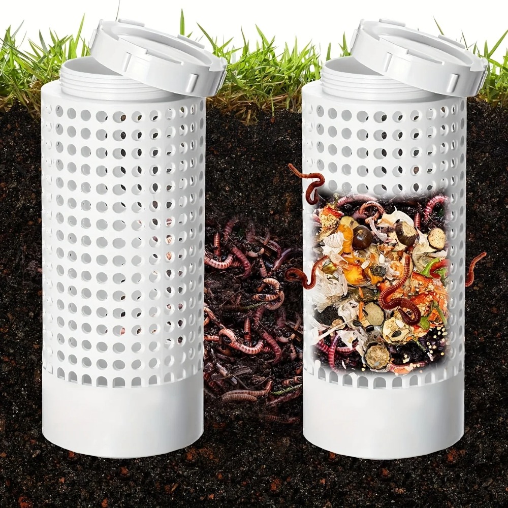 Compost Bin - Wormencomposteringsbak voor kleine bloempotten en tuinen,