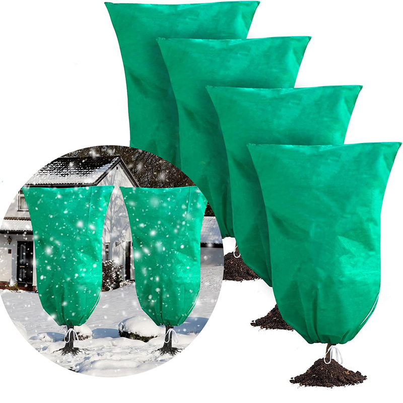 Outdoor Planting Bag - Plantenhoezen Vorstbescherming Vorsthoezen Trekkoord Plantenbescherming Hoes