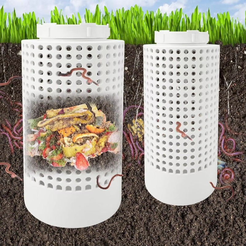 Compost Bin - Ondergrondse wormenfarm compostbak kit voor thuis,