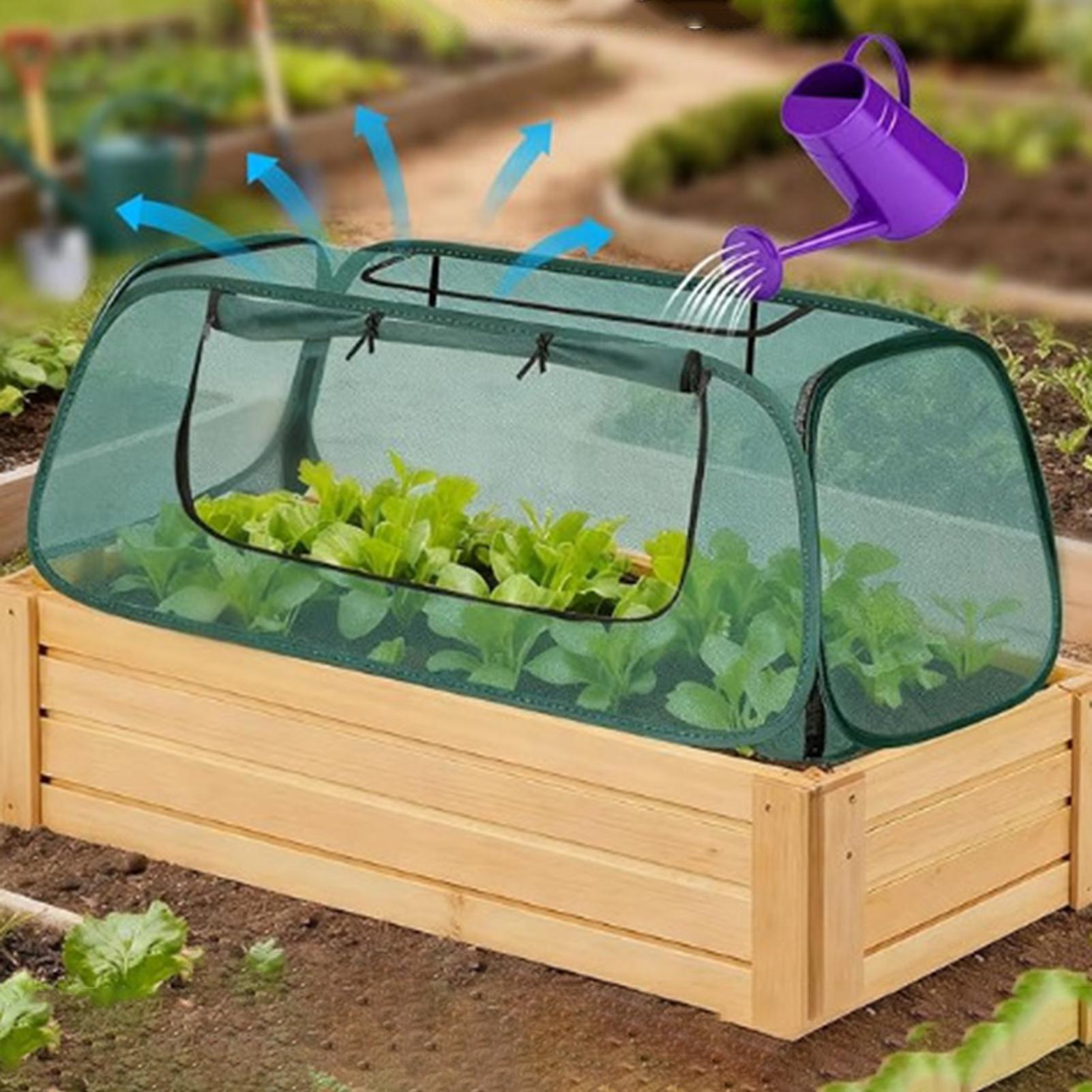 Outdoor Planting Bag - Pop-up tuinnet plantenafdekking draagbare nettent bescherming