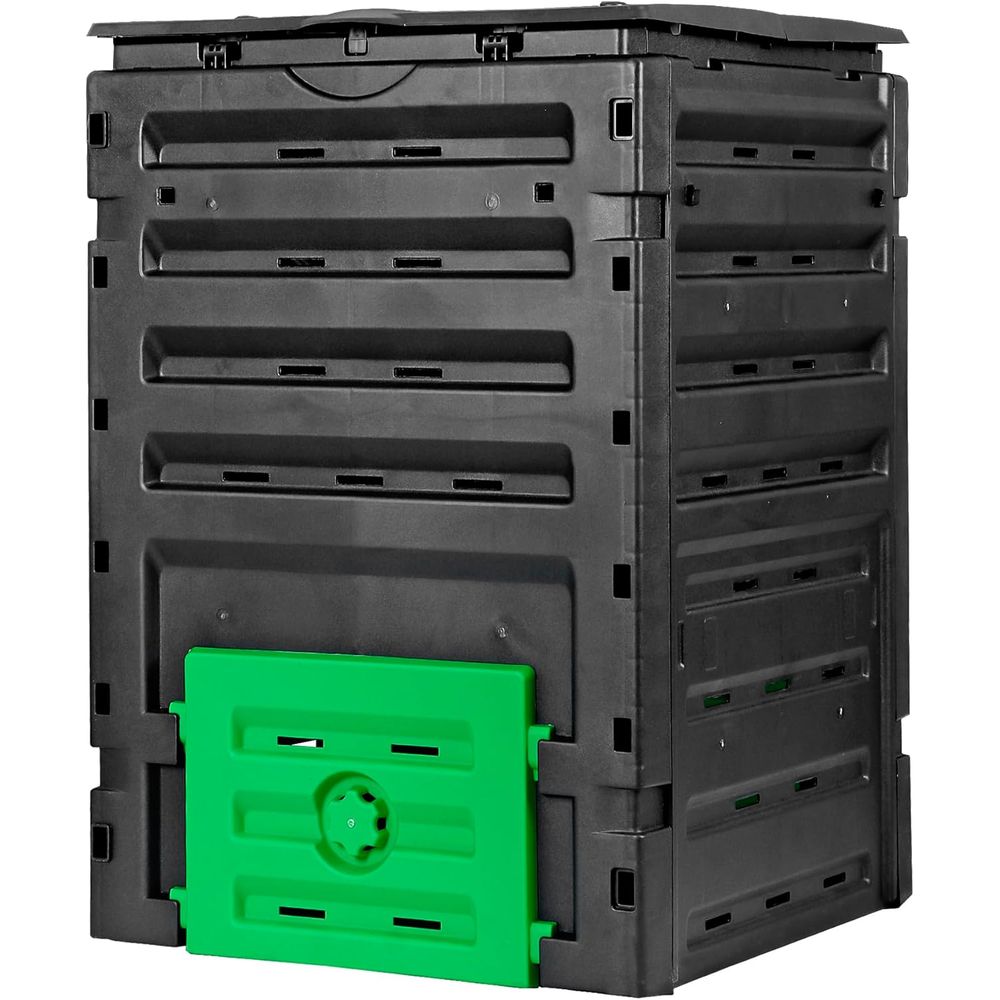 Compost Bin - 120 Liter Tuincompostbak - Eenvoudige Montage,