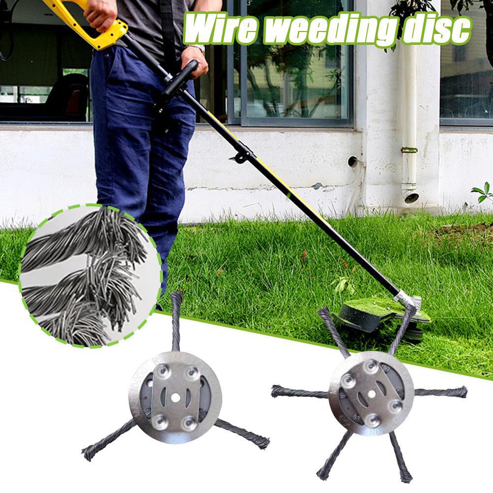 Gardening Tools Gift Set - Universele bosmaaierkop 6/3 koppen staaldraad wielen
