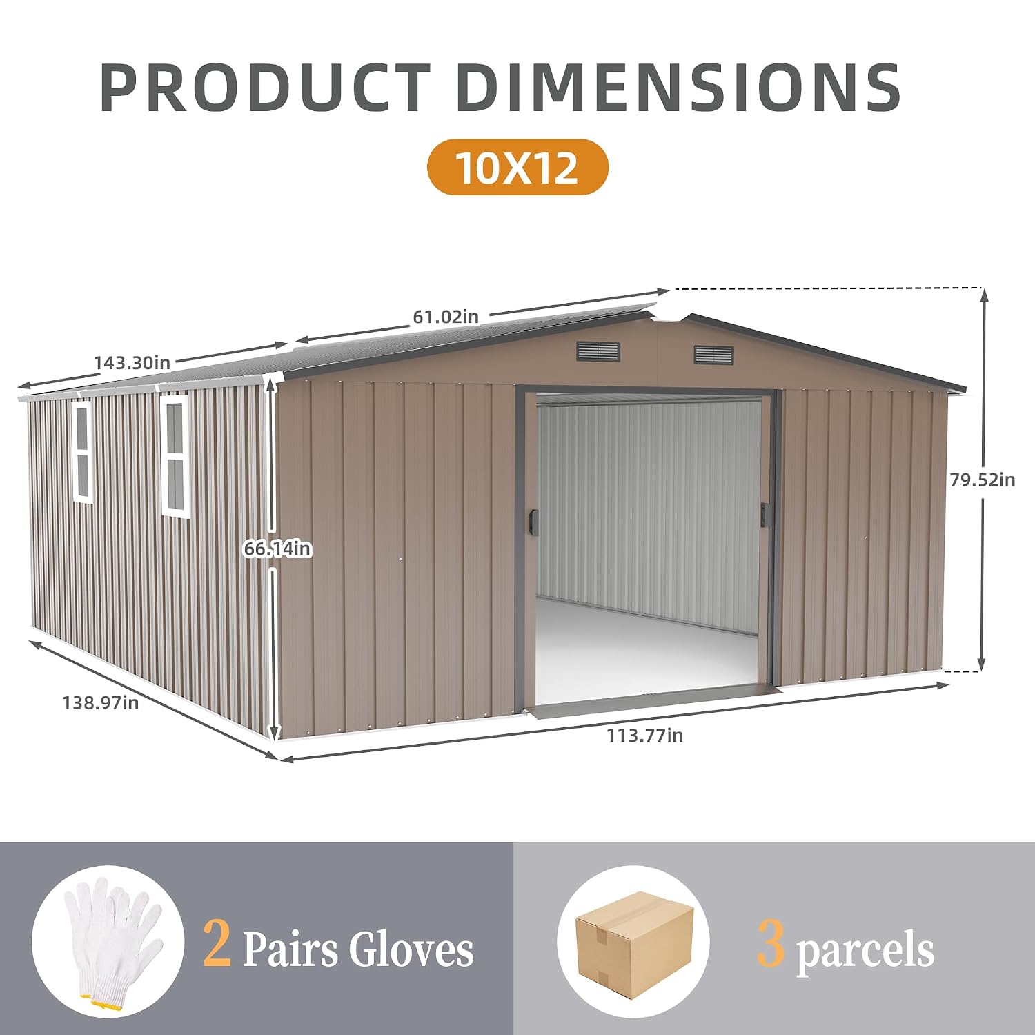 10x12 FT Buitenberging, Grote  - Gardening Tool recensie en prijs