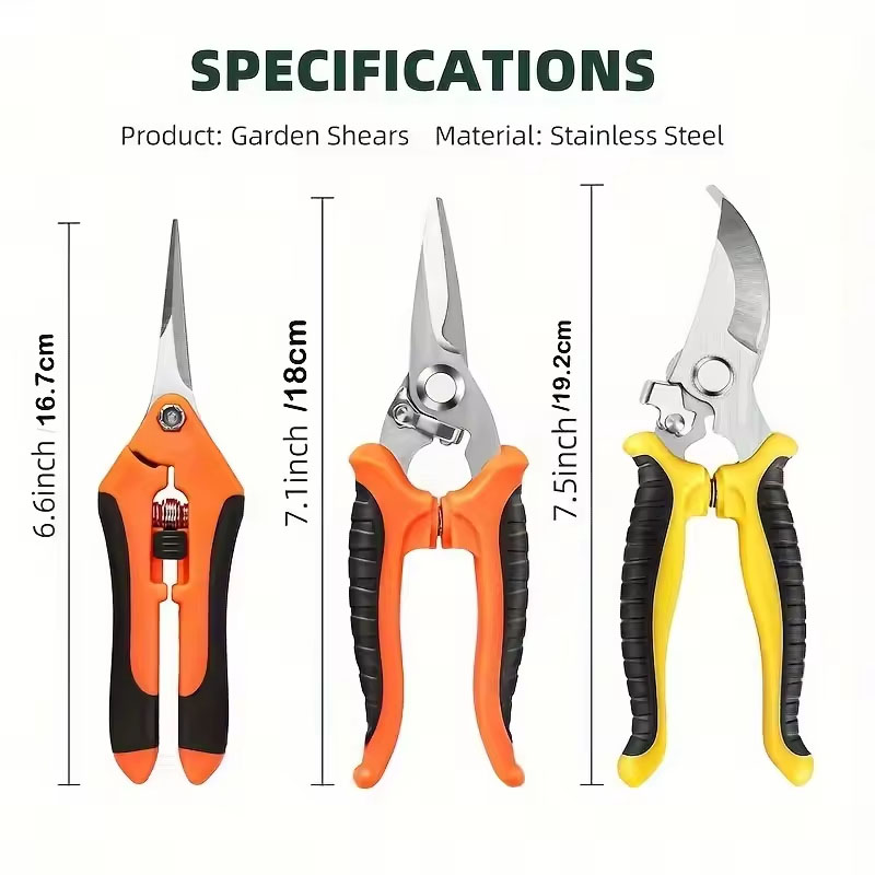 3-delige tuinschaarset Ergonom - Gardening Tools Pink recensie en prijs