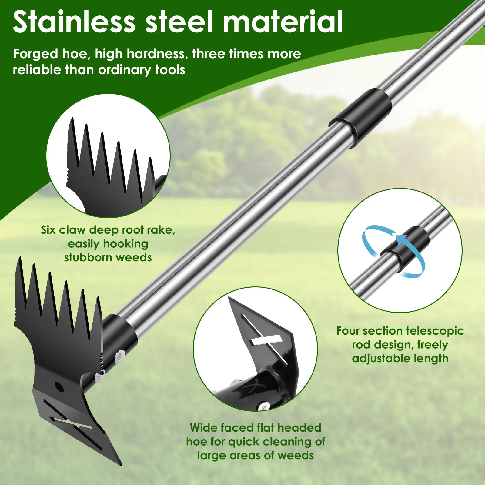 Tuin Rieten Hark Rvs Tuin Onkr - Weed Puller recensie en prijs