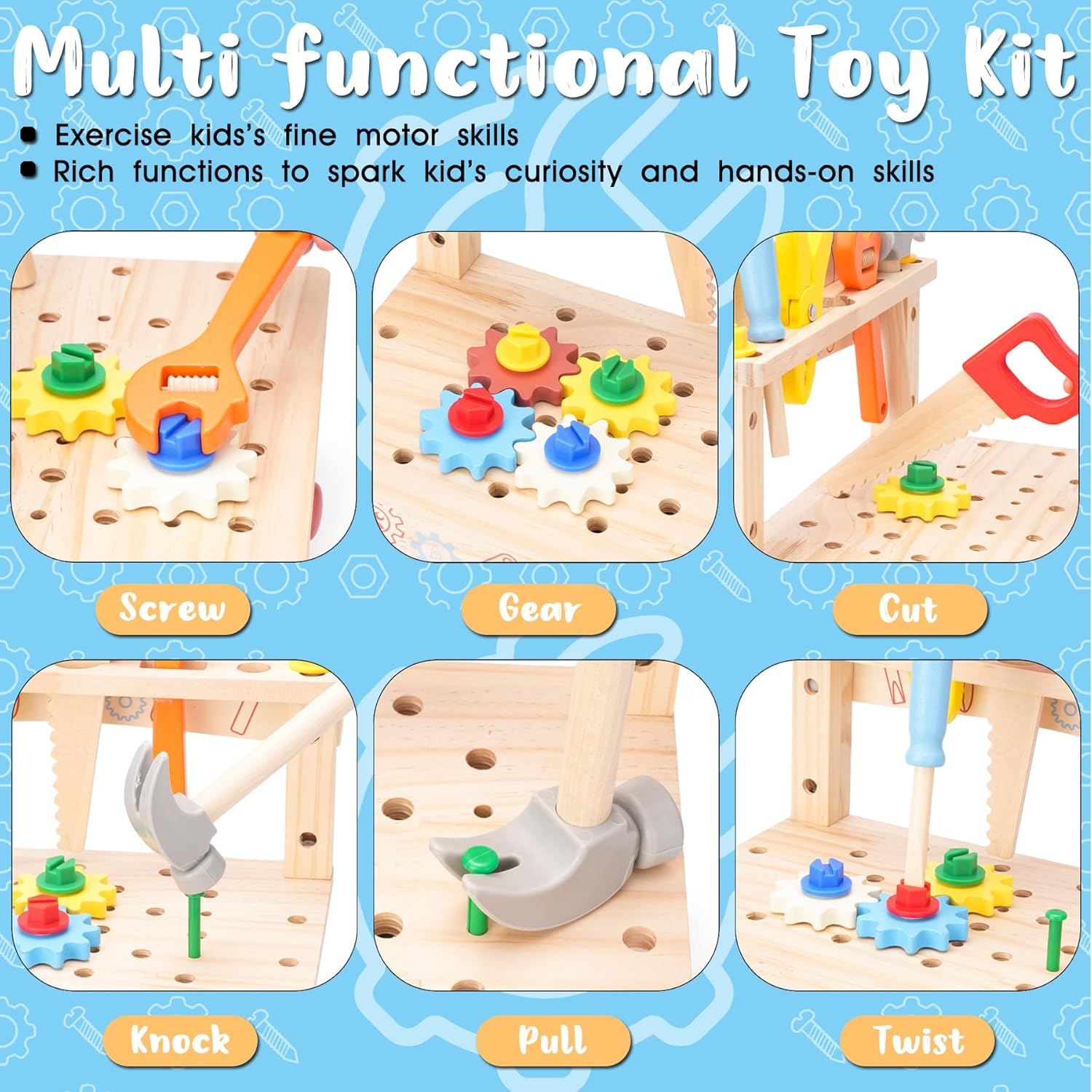 Houten gereedschapsbank voor k - Gardening Tools Toddler recensie en prijs