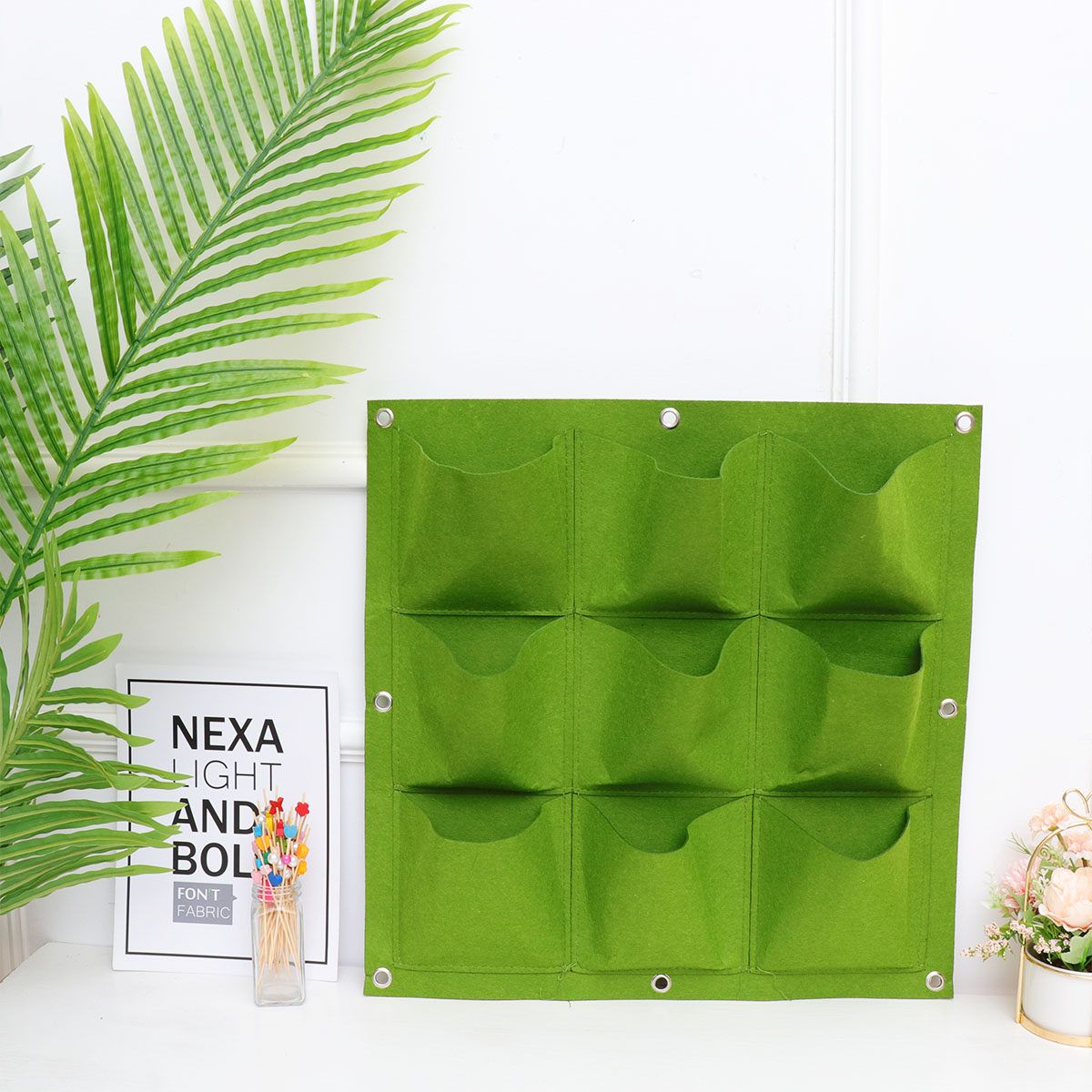 Groene verticale wandhangende  - Outdoor Planting Bag recensie en prijs