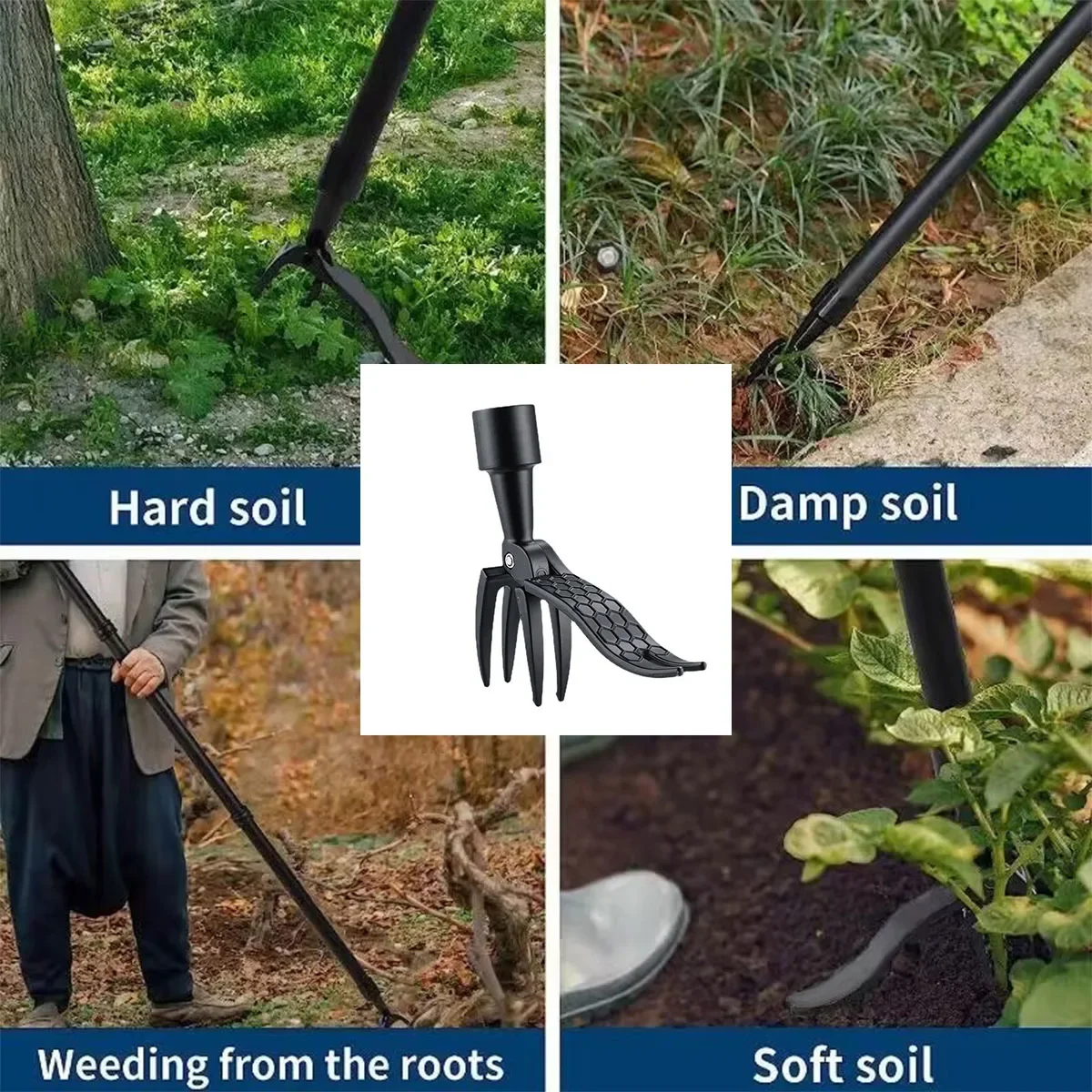 Stand Up Weed Puller Tool met  - Weed Puller recensie en prijs