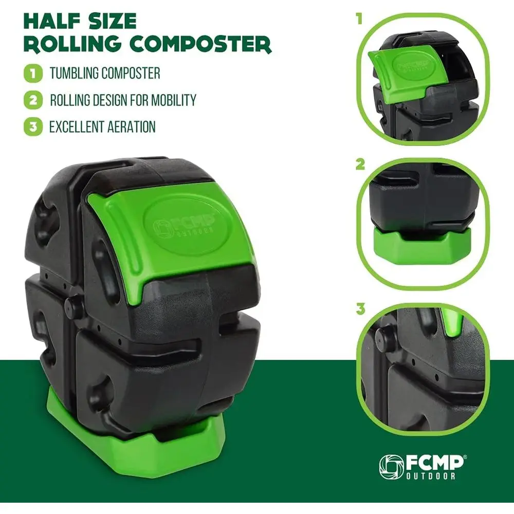 Buitencompostbak met één draai - Compost Bin recensie en prijs