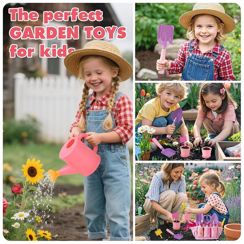 Superior-Kids roze tuingereeds - Gardening Tools Pink recensie en prijs
