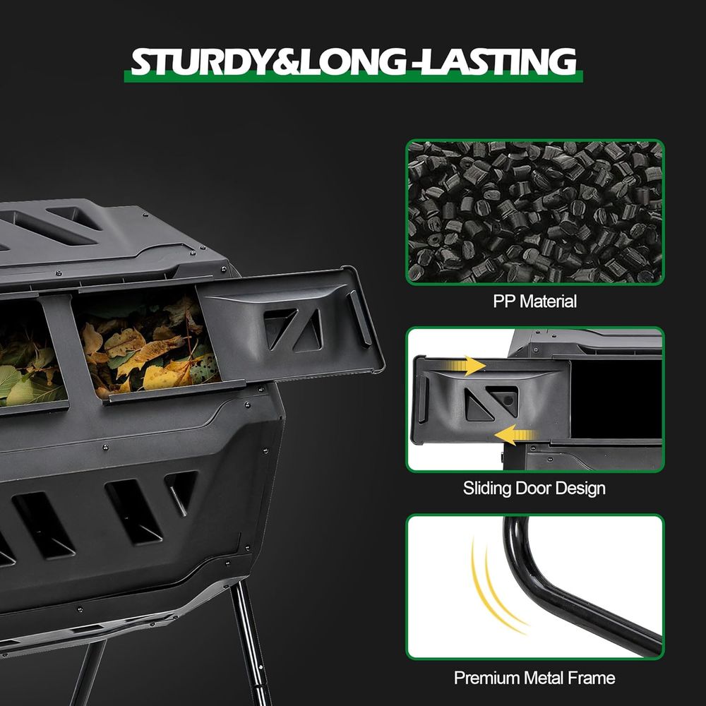 43 Liter Compost Tumbler Bak D - Compost Bin recensie en prijs