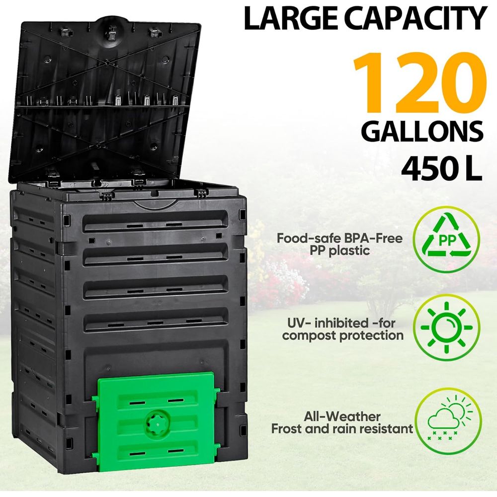 120 Liter Tuincompostbak - Een - Compost Bin recensie en prijs