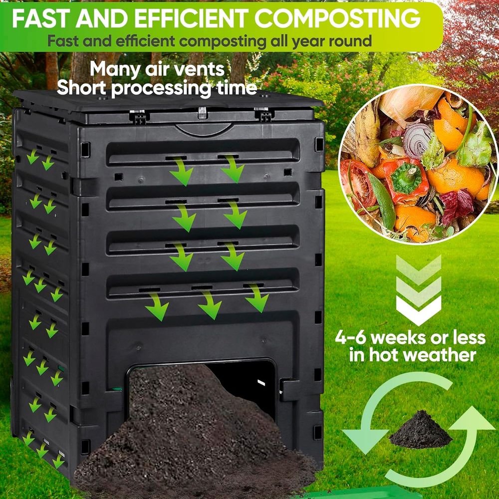 120 Liter Tuincompostbak - Een - Compost Bin recensie en prijs