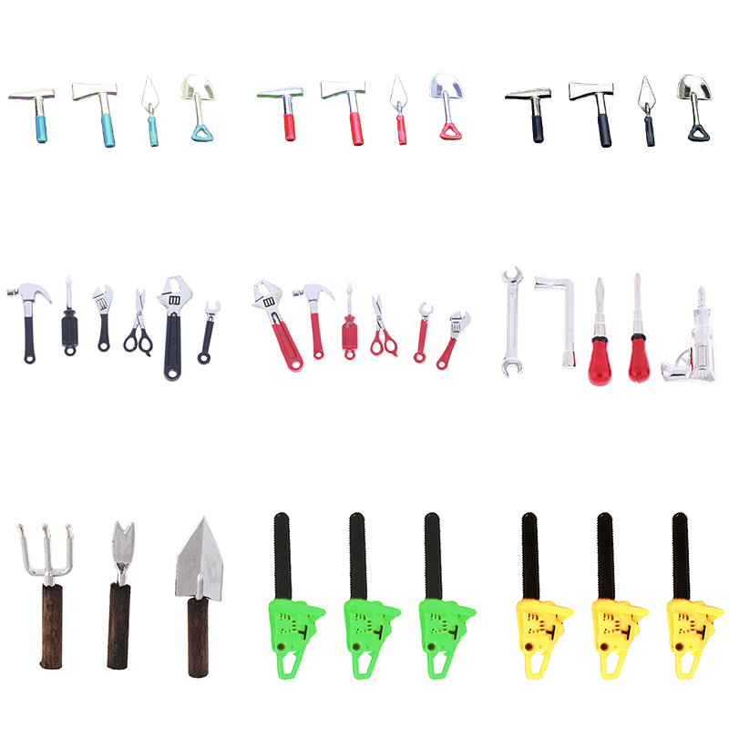 3/4/5/6Pcs Dollhouse Miniatuur - Gardening Tools Gift Set recensie en prijs