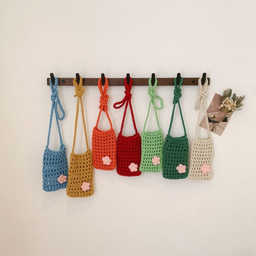 Leuke bloem weven crossbody ta - Outdoor Planting Bag recensie en prijs