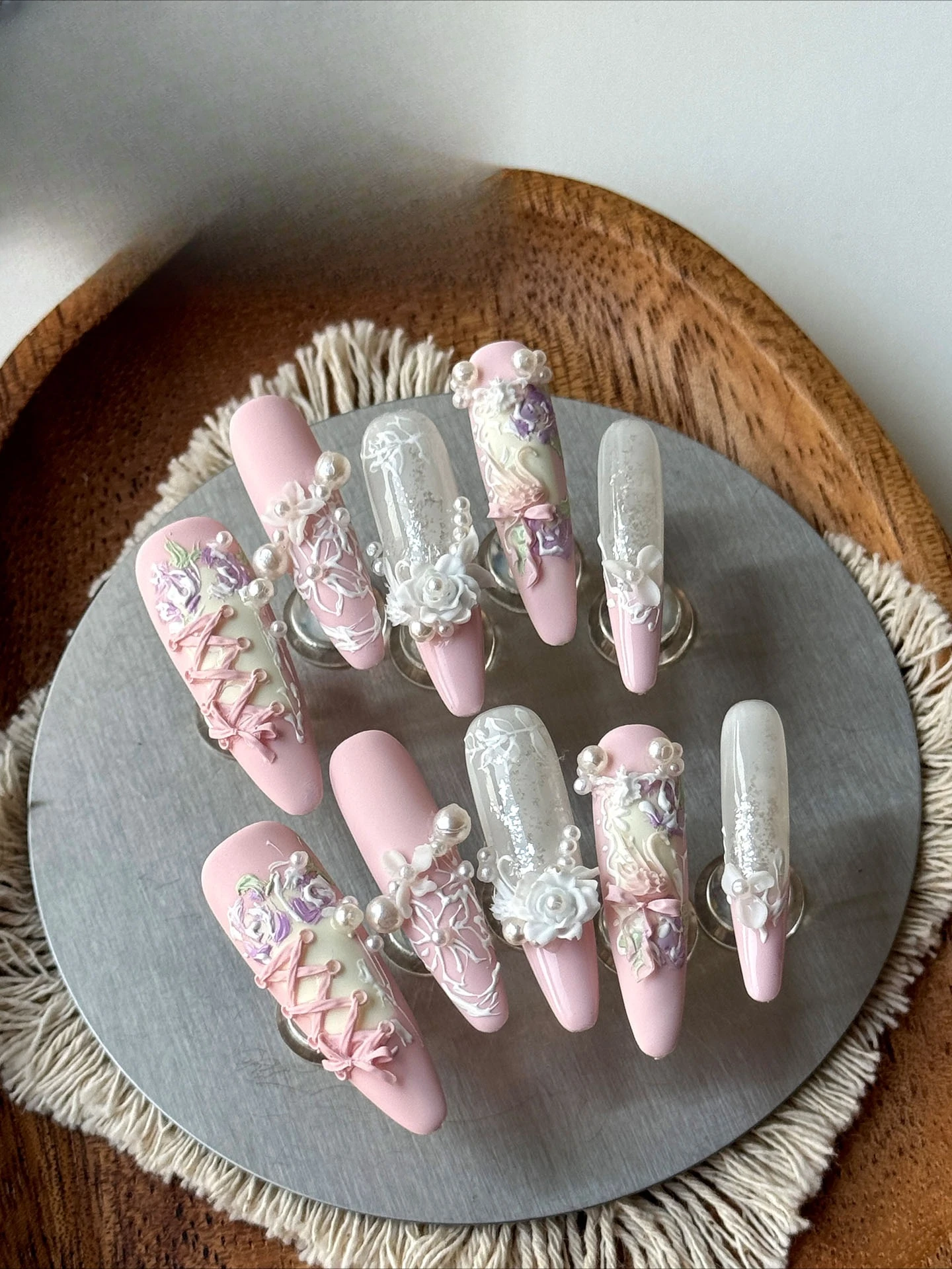 Nail Art met nagel driedimensi - Gardening Tools Pink recensie en prijs