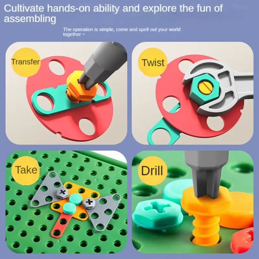 450 stuks kinder STEM-boorset  - Gardening Tools Toddler recensie en prijs